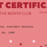 Jelly of the month gift certificate
